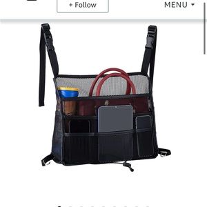 Two ENG a car backseat organizers. $20 each on Amazon.